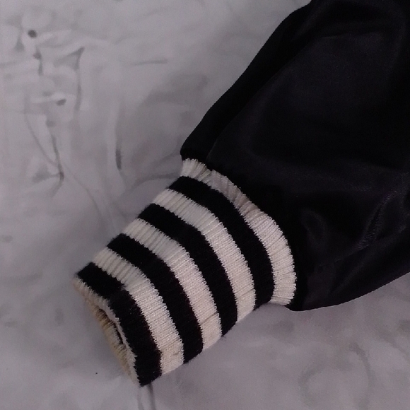 Vintage 90s Sony Autosound System Jacket, Black Satin - Picture 5 of 9